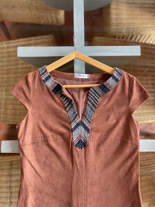 Vestido Fórmula Joven S - Marrón