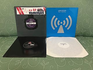 Lotto stock dischi in vinile musica techno trance 