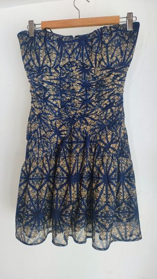 Vestido Guess azul fiesta