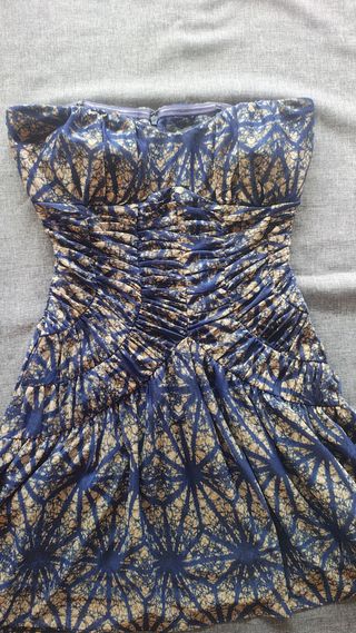 Vestido Guess azul fiesta