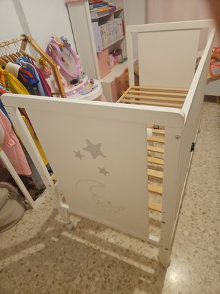 Cuna colecho bebé blanco