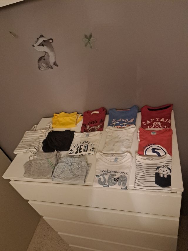  Lote Ropa bebé 3-6 meses (verano)