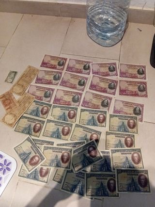 Lote billetes antiguos pesetas
