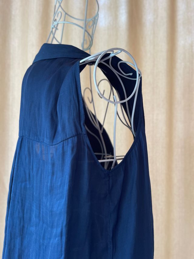 Top Zara azul Talla S