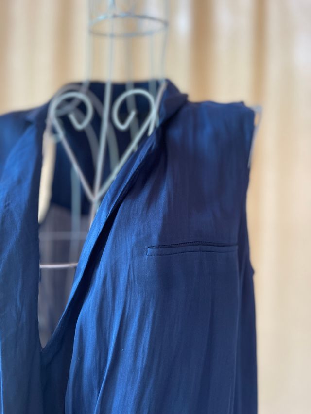 Top Zara azul Talla S