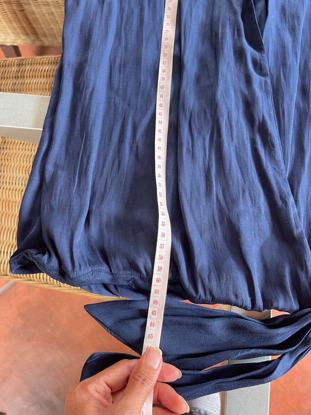 Top Zara azul Talla S