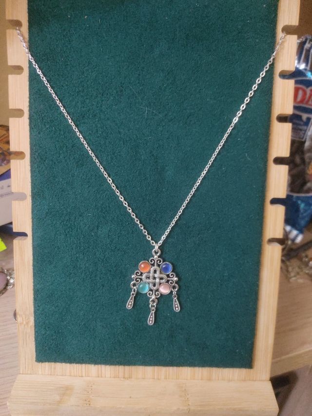 Collana pietre birillo mistica 