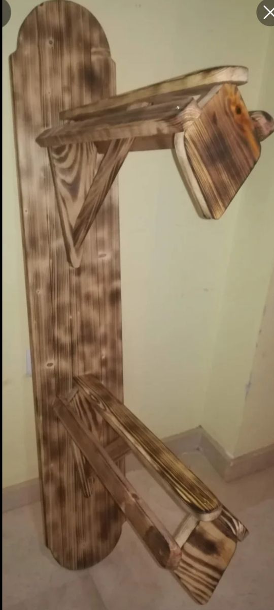 Montureros dobles madera