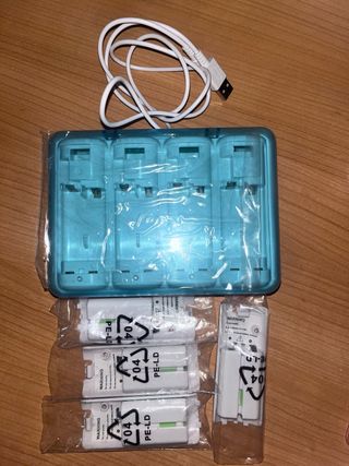 Cargador Wii - 4 baterías