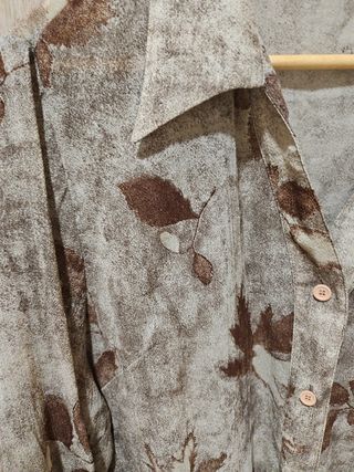 Camisa Laserre 5XL marrón beige
