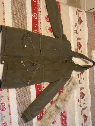Parka verde oliva