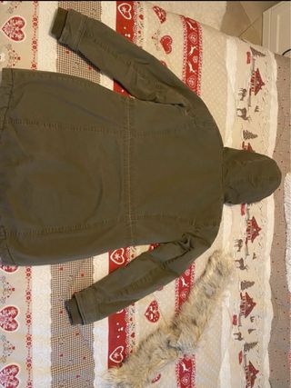 Parka verde oliva