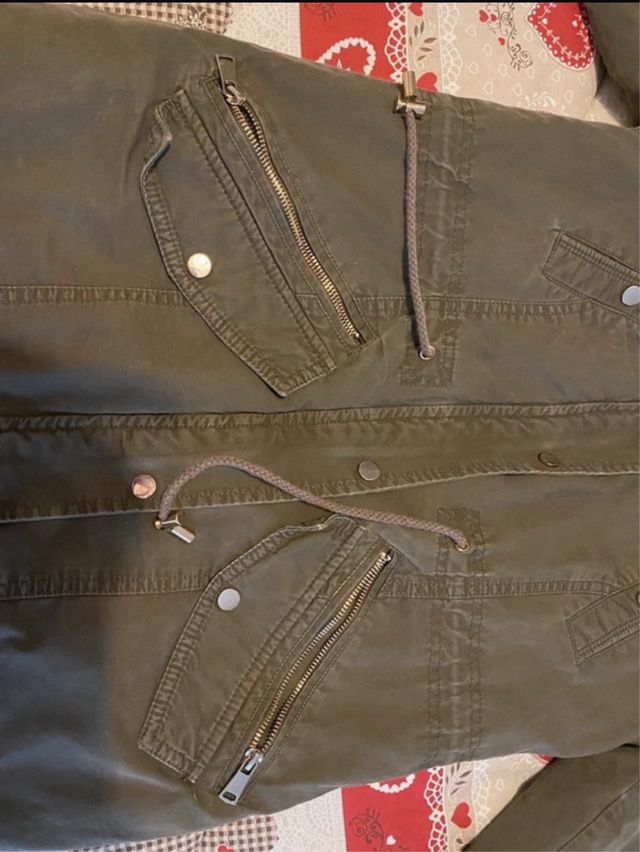 Parka verde oliva