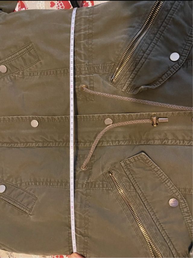 Parka verde oliva