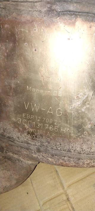 Catalizador tubo escape