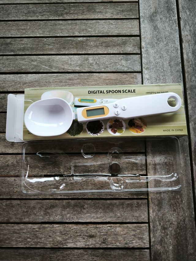 Cuchara báscula digital cocina