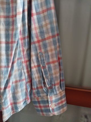 Camisa cuadros hombre - roja, azul