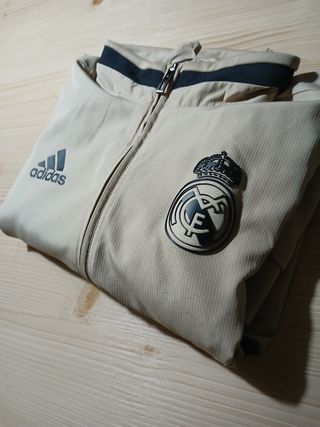 Chaqueta Adidas Real Madrid Beige