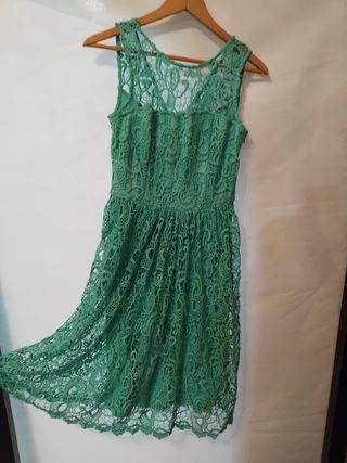 Vestido Fiesta NAF NAF Verde