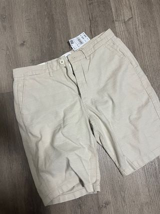 Shorts lino beige