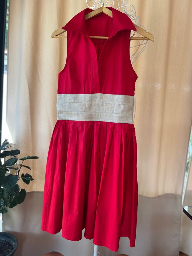Vestido Rojo Talla S - Sin Marca