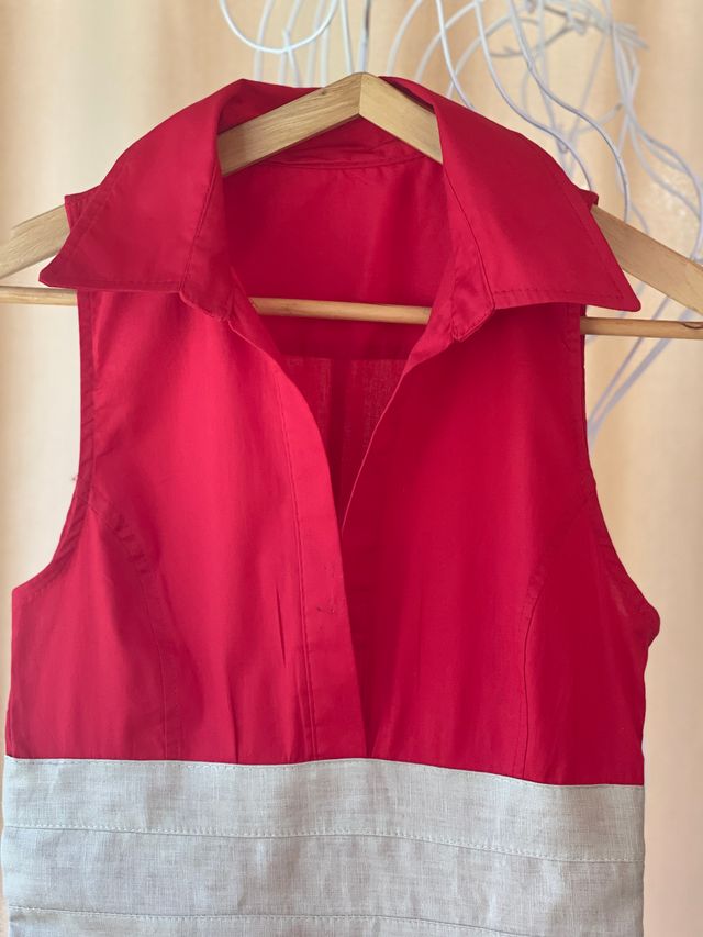 Vestido Rojo Talla S - Sin Marca