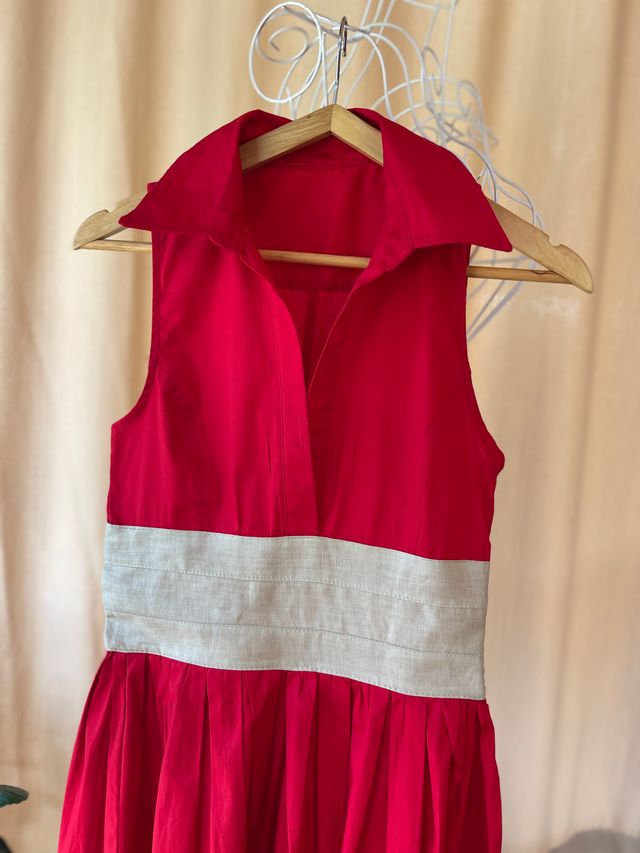 Vestido Rojo Talla S - Sin Marca