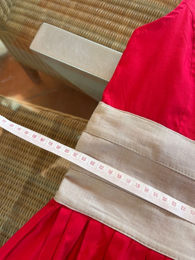 Vestido Rojo Talla S - Sin Marca