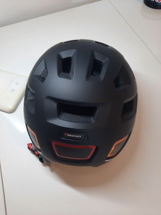 Casco bici patinete negro mate