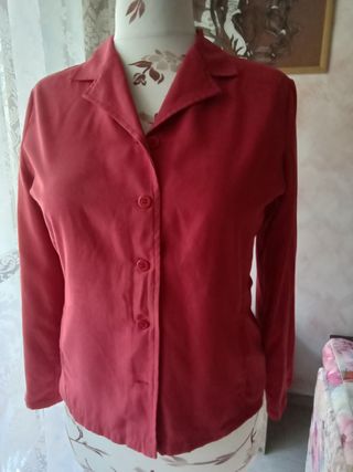 Camicia rossa donna