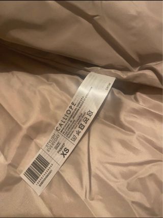 Piumino beige caldo