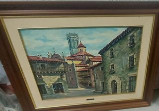 CUADRO AL OLEO DEL PINTOR SEVILLANO BORBONET