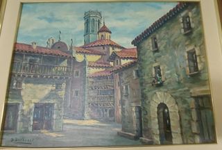 CUADRO AL OLEO DEL PINTOR SEVILLANO BORBONET