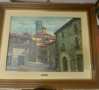 CUADRO AL OLEO DEL PINTOR SEVILLANO BORBONET