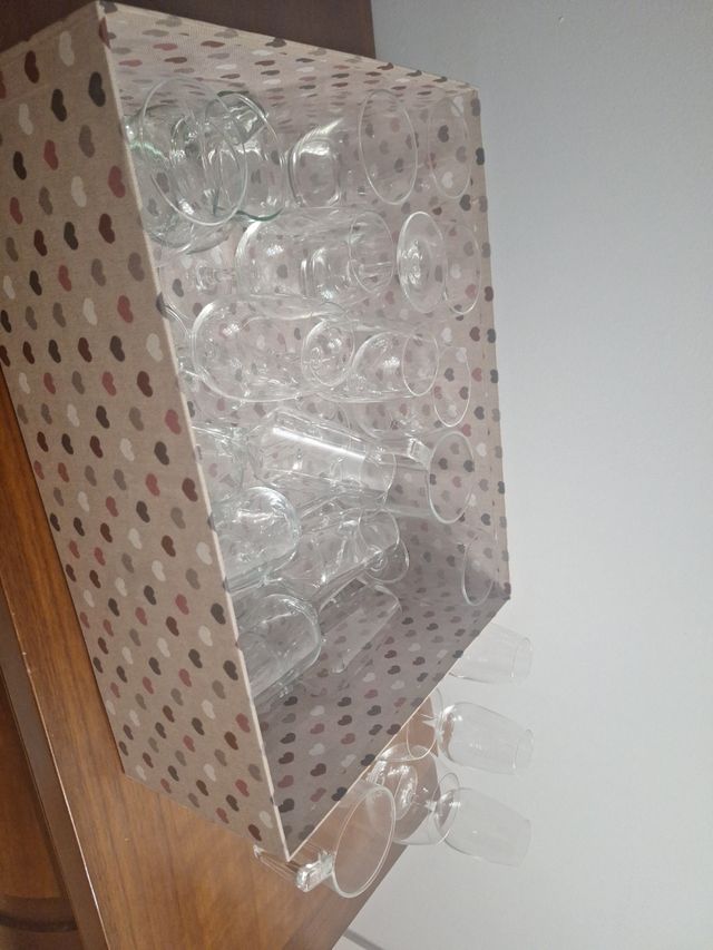 Copas de cristal - 26 unidades 11 copas