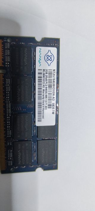 RAM Laptop DDR2 Nanya 2GB PC2-6400S