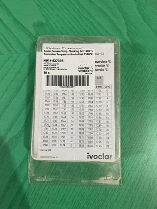 Calibrador horno sinterización (10 uds) 