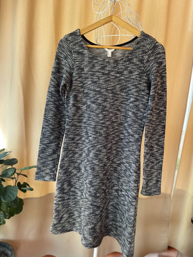 Vestido Springfield M - Negro/Gris