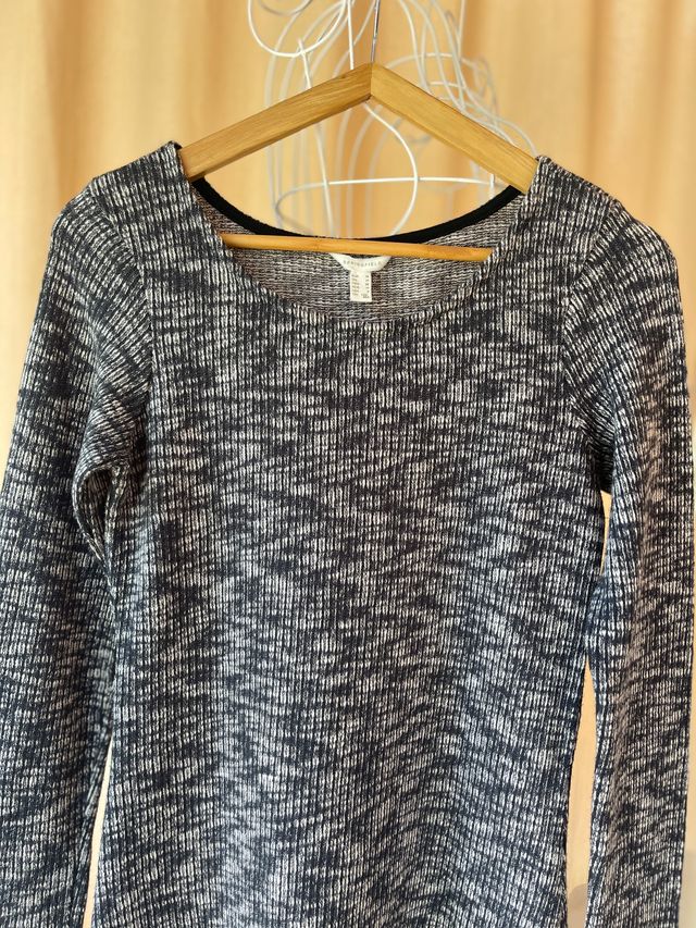 Vestido Springfield M - Negro/Gris