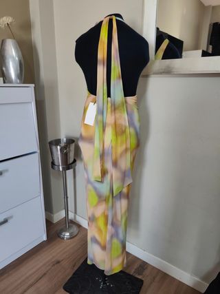 Vestido largo Zara multicolor talla S