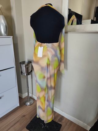 Vestido largo Zara multicolor talla S