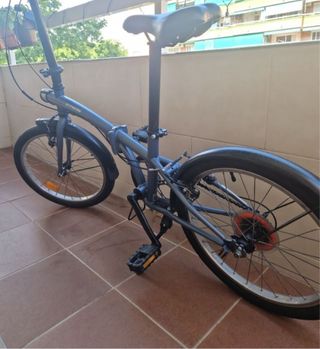 Bicicleta plegable 20 pulgadas 6V Tilt 120 gris