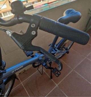 Bicicleta plegable 20 pulgadas 6V Tilt 120 gris