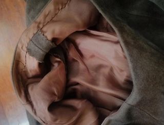 Vestito scamosciato marrone