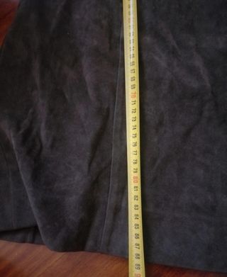 Vestito scamosciato marrone