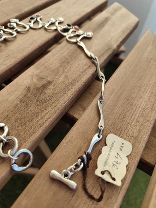 Collar piedras-Plata de la marca ciclon