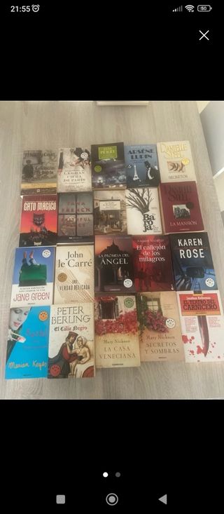 Lote de 20 libros Best Seller