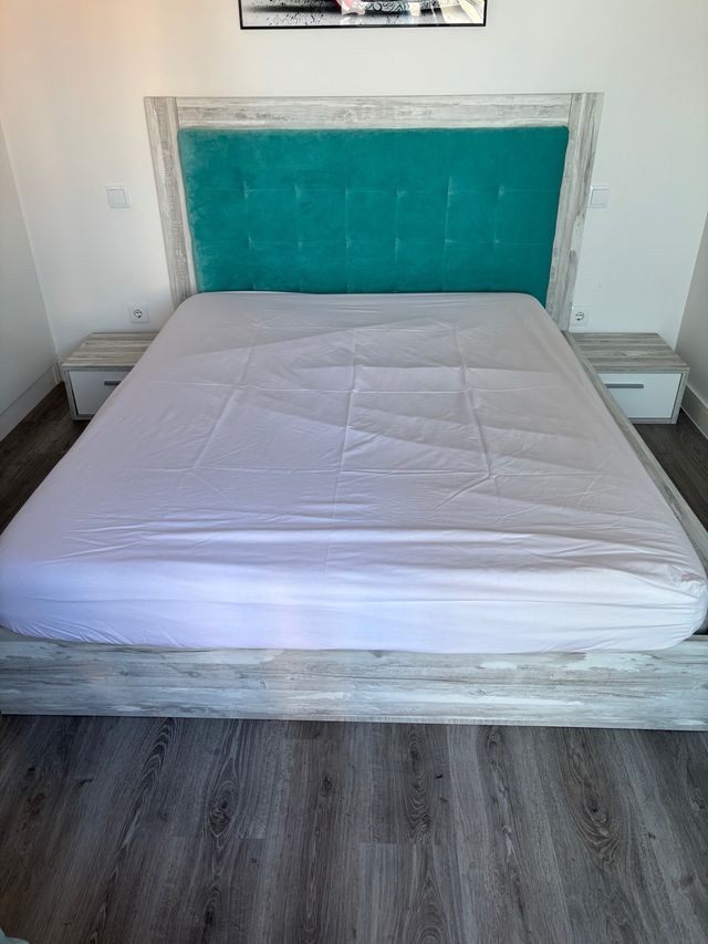 Estructura de cama de matrimonio SIN CABECERO