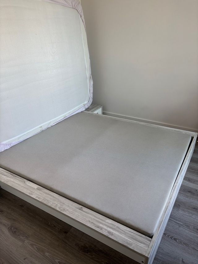 Estructura de cama de matrimonio SIN CABECERO