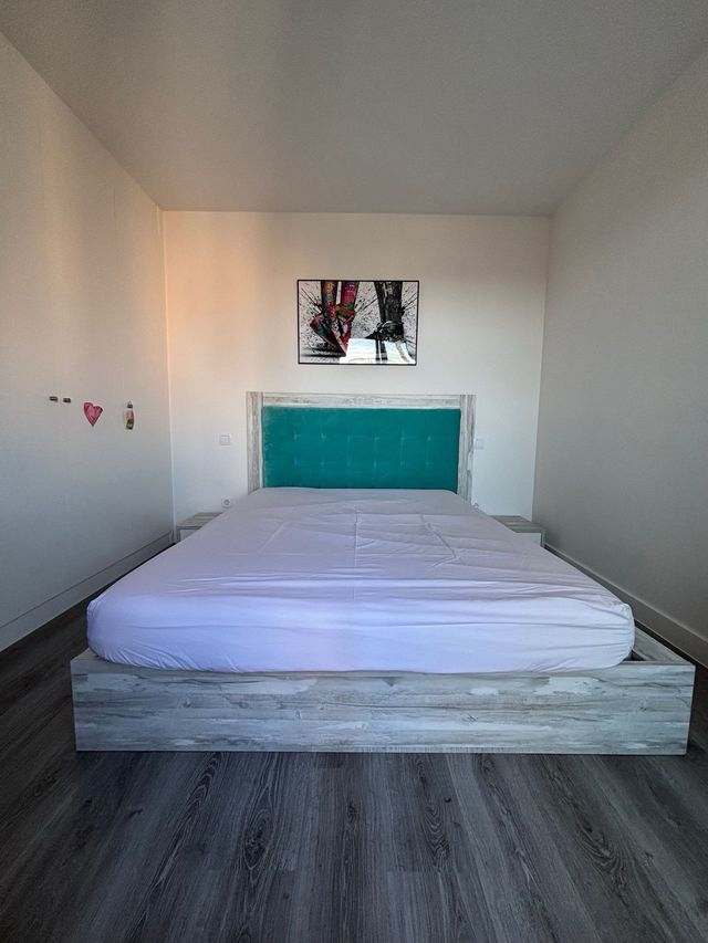 Estructura de cama de matrimonio SIN CABECERO